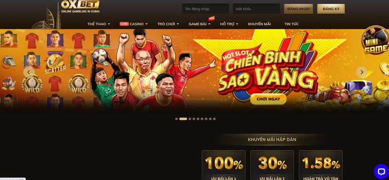OXBET là một nhà cái hàng đầu châu Á