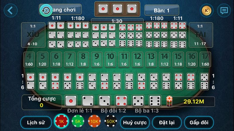 Cách bắt cầu tài xỉu dựa theo dấu hiệu cầu lặp